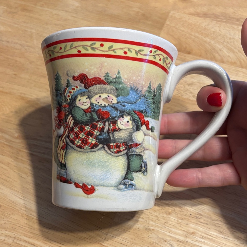Charming Winter Scene Ceramic Mug